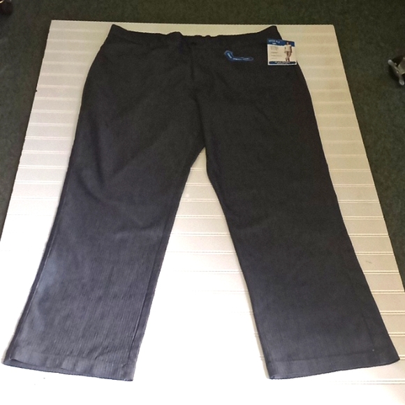 Riders By Lee Herringbone Gray Straight Leg Pants -#1776+ - Picture 6 of 12